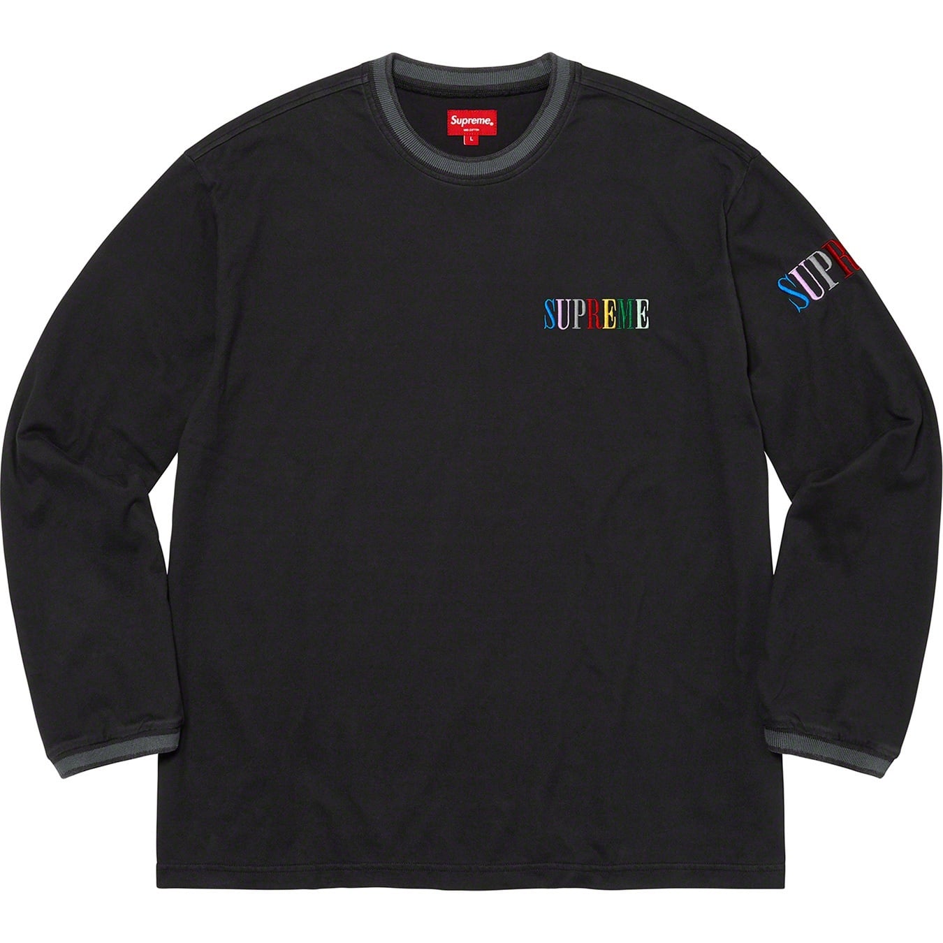 Multi Color Logo L/S Top view 4